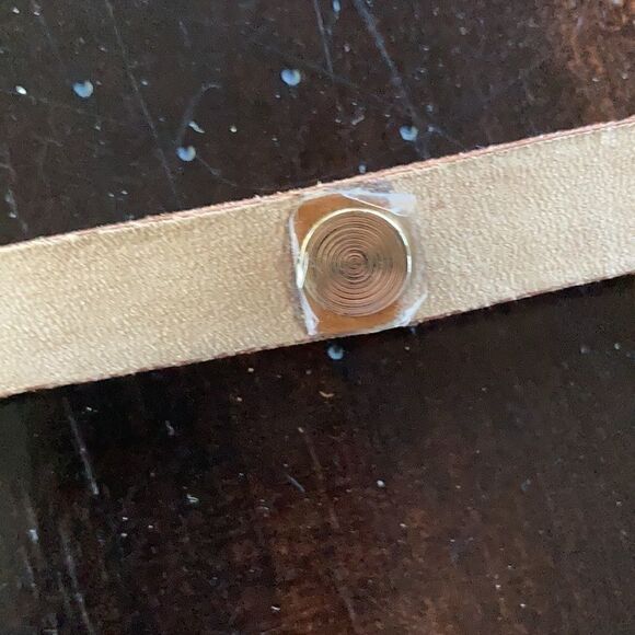 DKNY Italian calf animal print Reptile print luxury Skinny belt Medium 36.25” - Picture 6 of 11